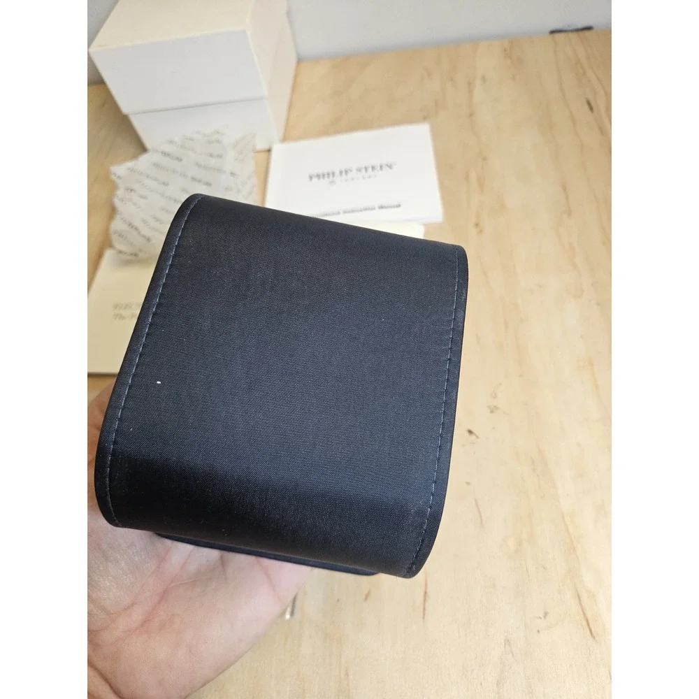 Philip Stein Teslar Watch Jewelry Presentation Box Case Manuals Pillow Empty